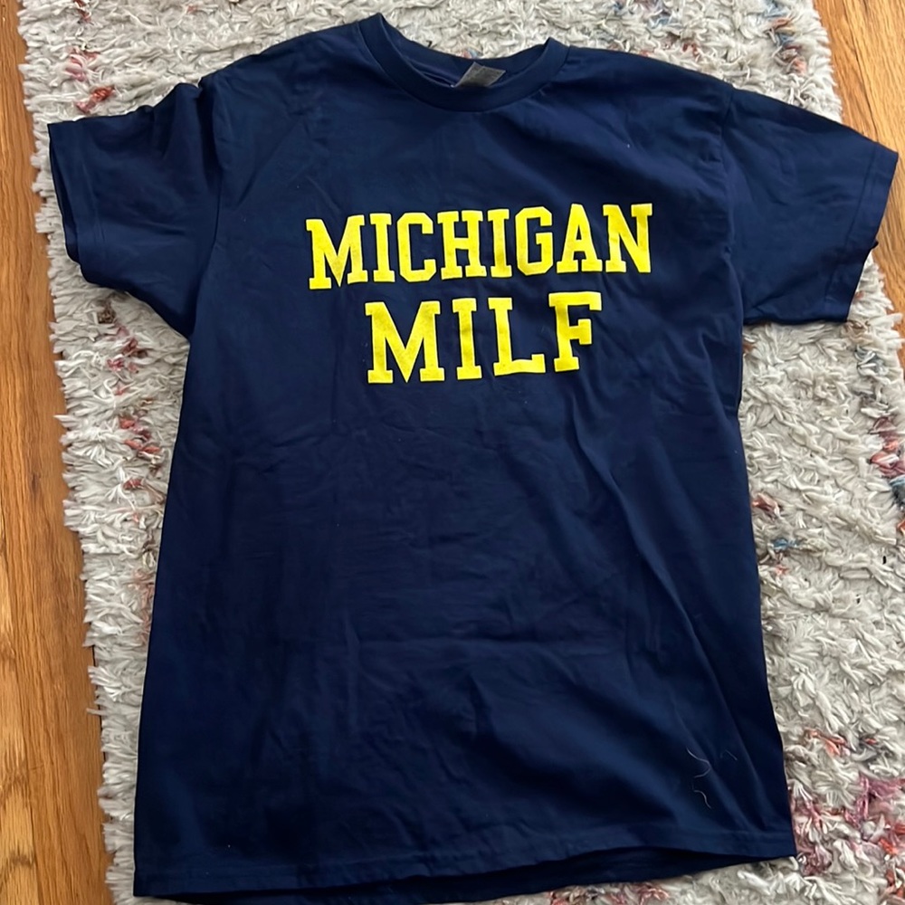 University of Michigan MILF t-shirt NWOT